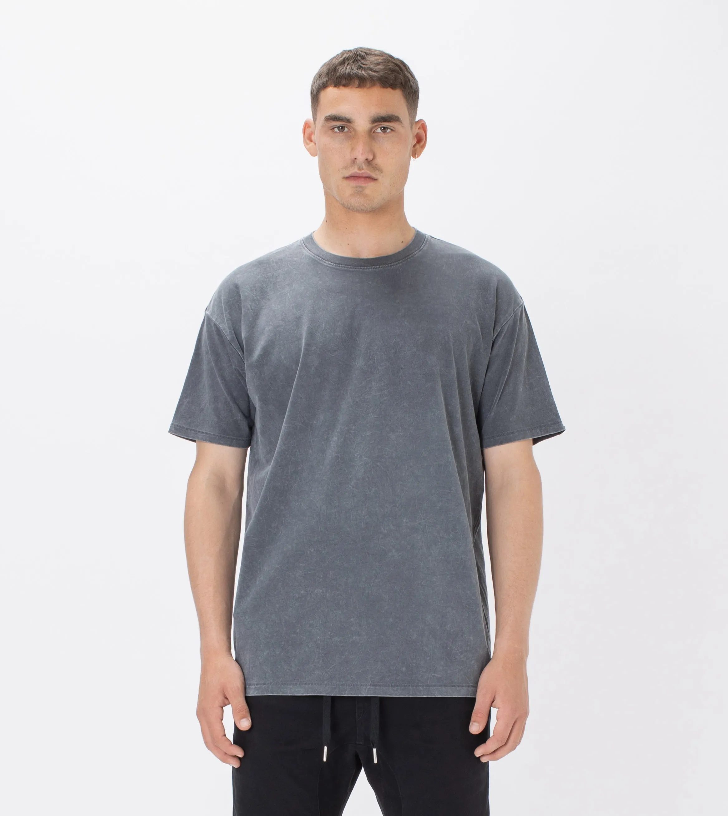 Box Tee Grey Salt