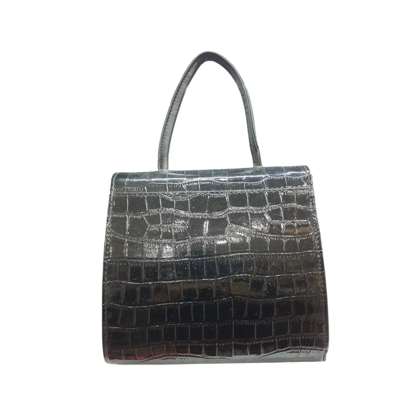 Embossed Satchel Bag with Coco Logo