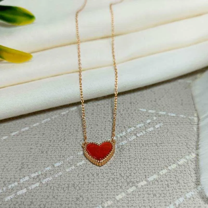 Mother of Pearl Dual colour Heart Necklace