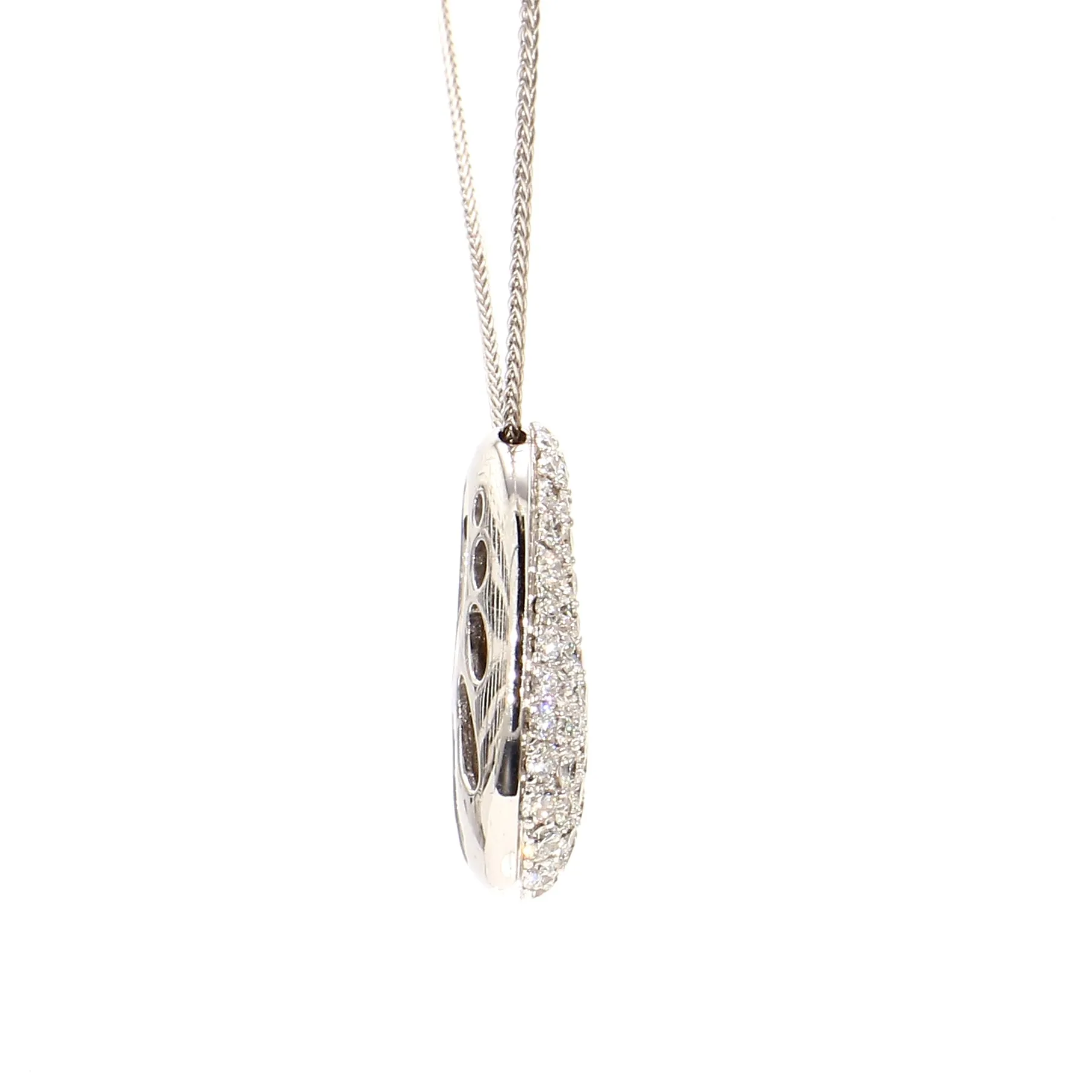 Oval Diamond Necklace