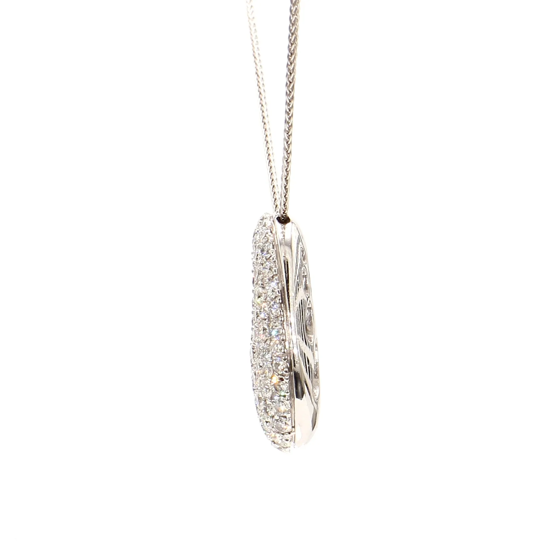 Oval Diamond Necklace