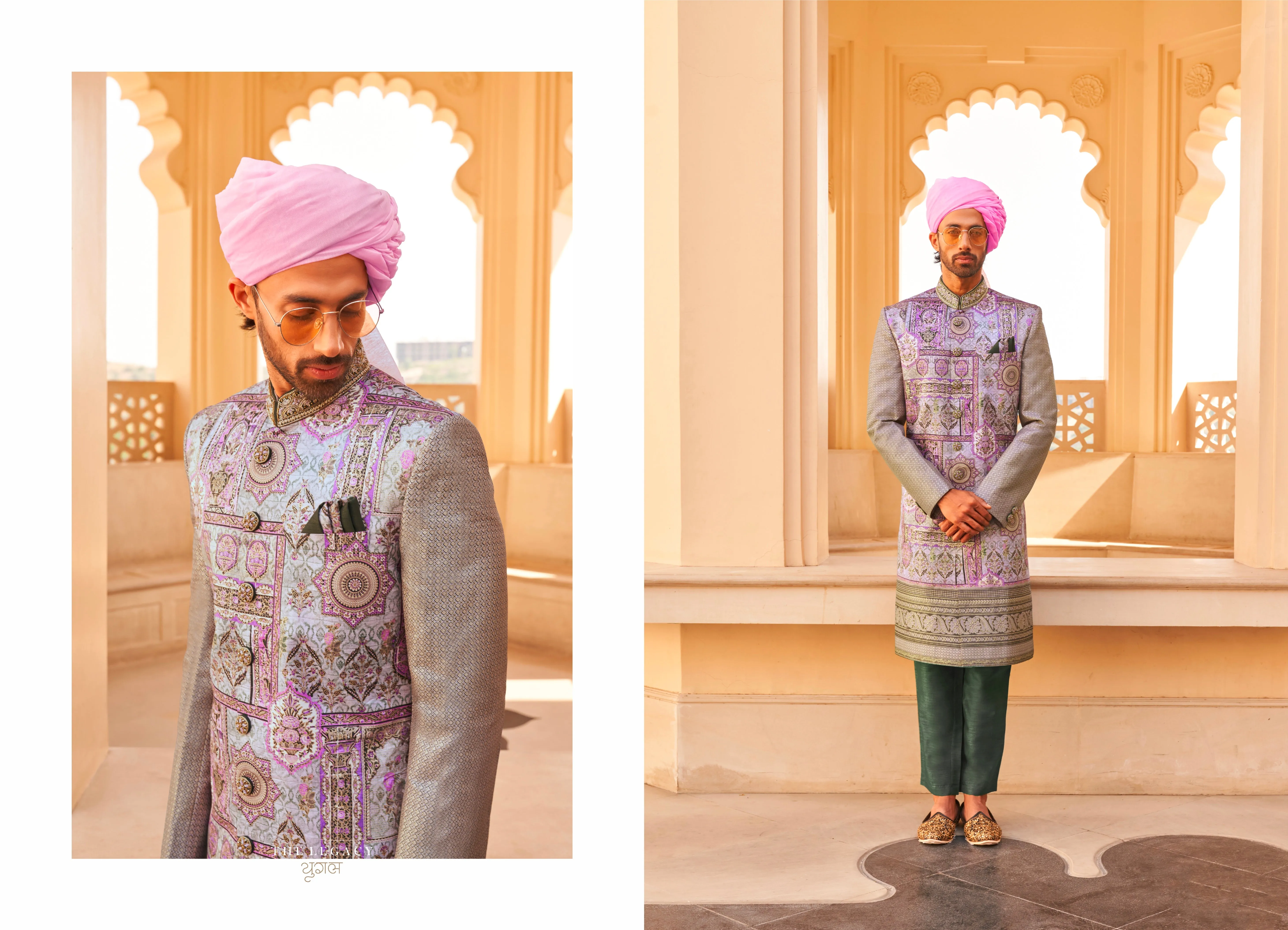 Sophisticated Occasion Wear Sherwani Suit for Men
