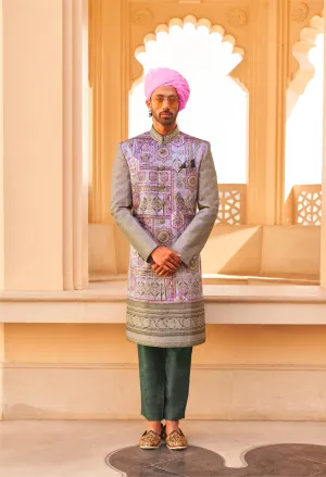 Sophisticated Occasion Wear Sherwani Suit for Men
