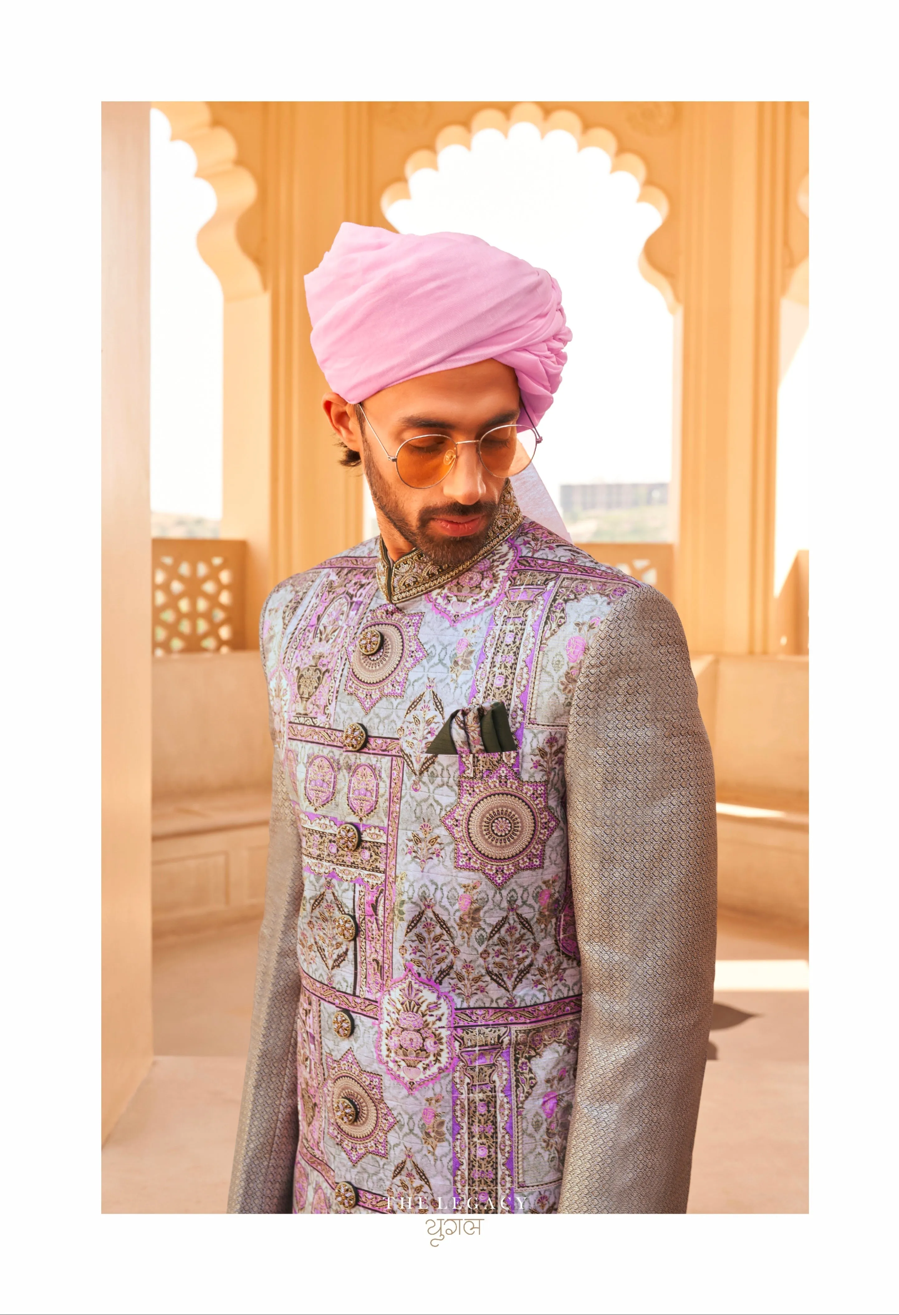 Sophisticated Occasion Wear Sherwani Suit for Men