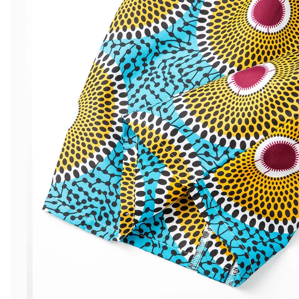 Thrills Ankara Print Slim Fitting Dress | CATICA Couture