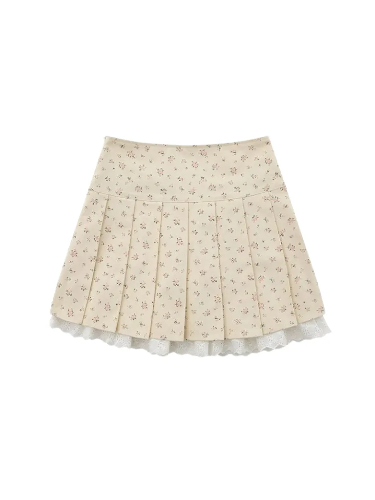 Zip Pleated Lace Jacket Small Short/Long   Rollal Skirt